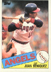 1985 Topps Baseball Cards      226     Juan Beniquez